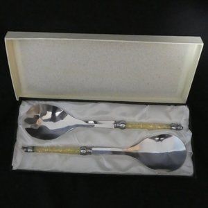 VERDICI | Salad Servers | Salad Serving Spoon and Fork Set | BNIB